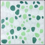 Artistic glazed tile