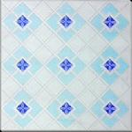 Artistic glazed tile