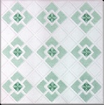 Artistic glazed tile