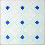 Artistic glazed tile