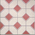 Artistic glazed tile