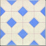 Artistic glazed tile