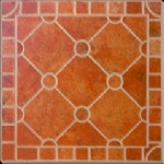 Rustic glazed tile