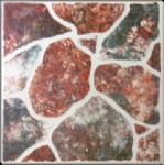 Rustic glazed tile